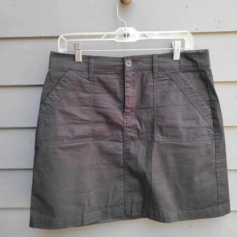 Croft & Barrow Black Effortless Skirt See Measurements